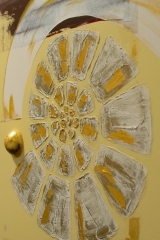 Spirale: Acryl, Spachtel, Art-metall  50 x 100 cm